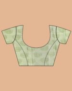 Paisley Print Chanderi Saree - Image 5